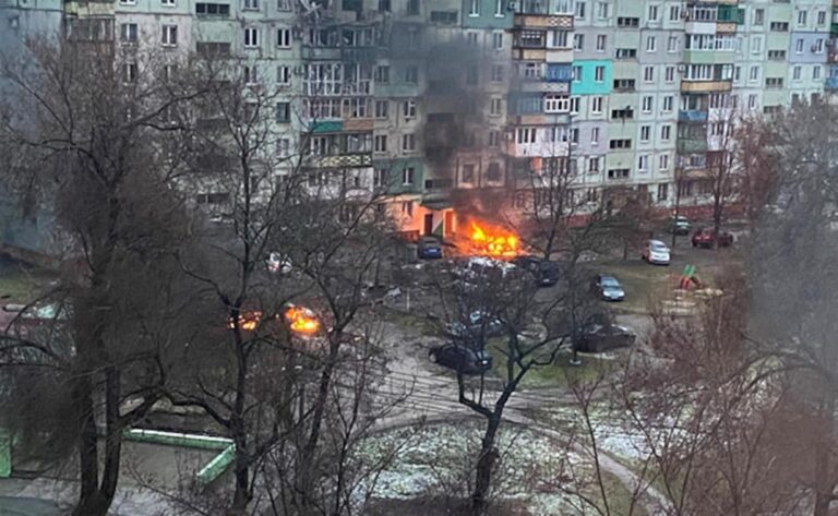 On Camera, Ukrainian Hospital Destroyed By Russian Airstrike