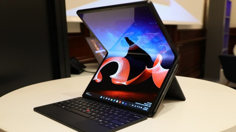 Lenovo ThinkPad X1 Fold 2022 Fits More OLED Into A Sleeker Foldable