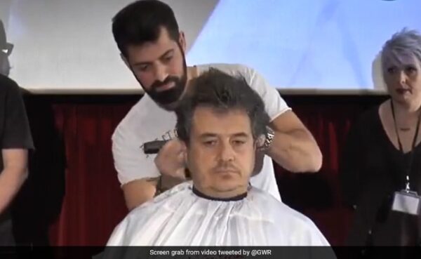 Watch: Greek Hairdresser Cuts Hair In 47 Seconds, Sets A World Record