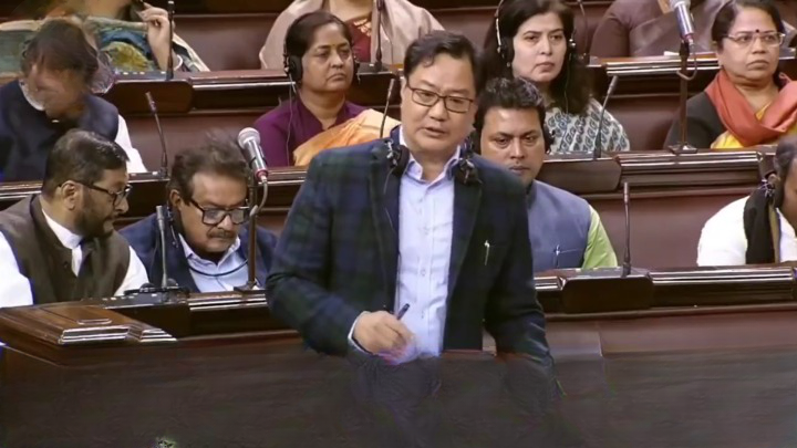 New system to appoint judges is needed, long vacations of courts not convenient for justice-seekers: Law minister Kiren Rijiju in Rajya Sabha