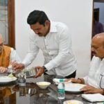 Amit Shah visits Yediyurappa's Bengaluru home for breakfast, CM Bommai in attendance