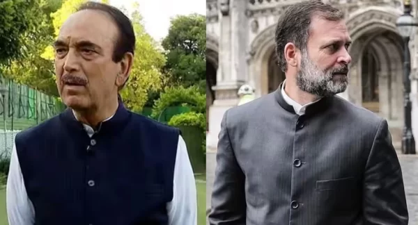 After Azad’s remark, BJP asks Rahul Gandhi to reveal who he met abroad